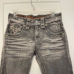 Mens Rock Revival Jeans 27x30